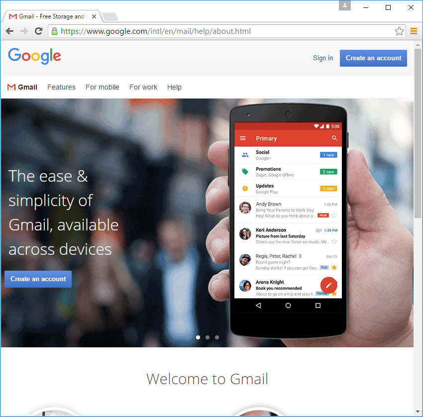 آموزش ساخت ایمیل در جیمیل gmail 